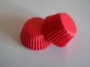 Red Mini Cupcake Papers